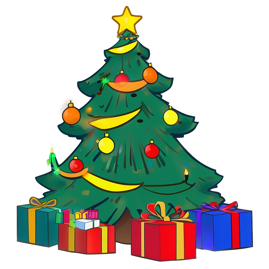 Christmas Tree Outline For Coloring Png 06132024