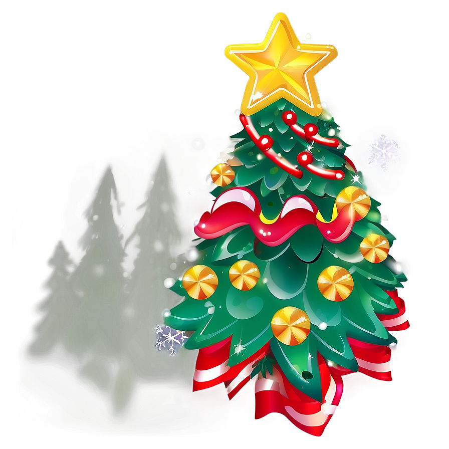 Christmas Tree Silhouette Png Aeu37