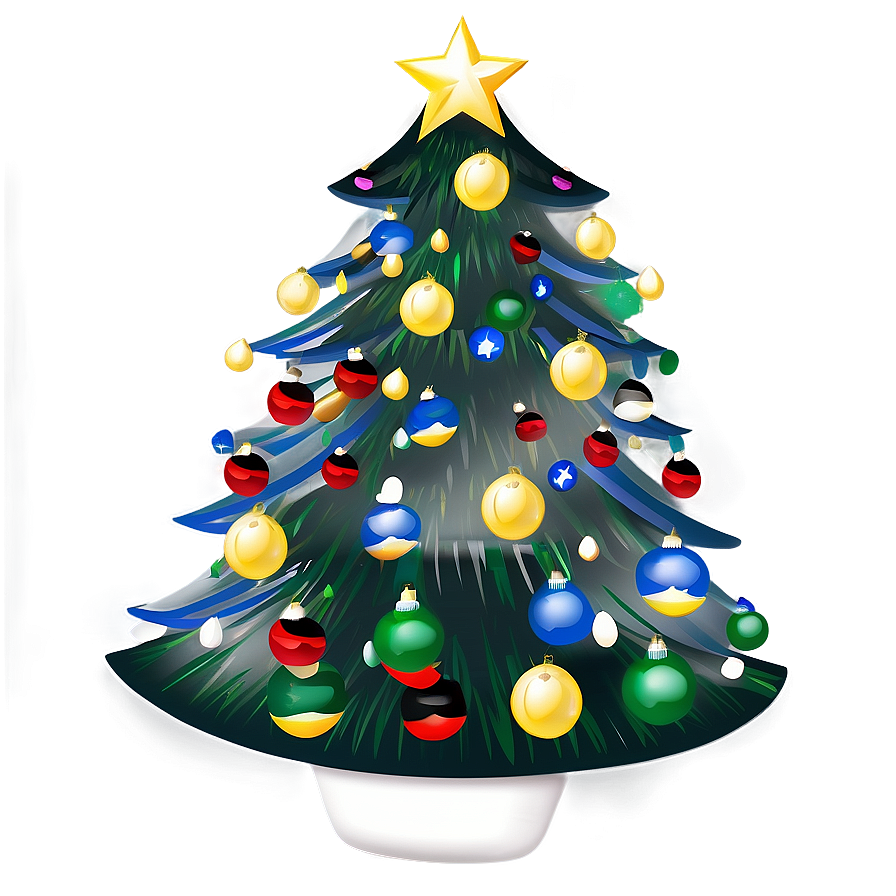 Christmas Tree Transparent Clip Art Png 05262024