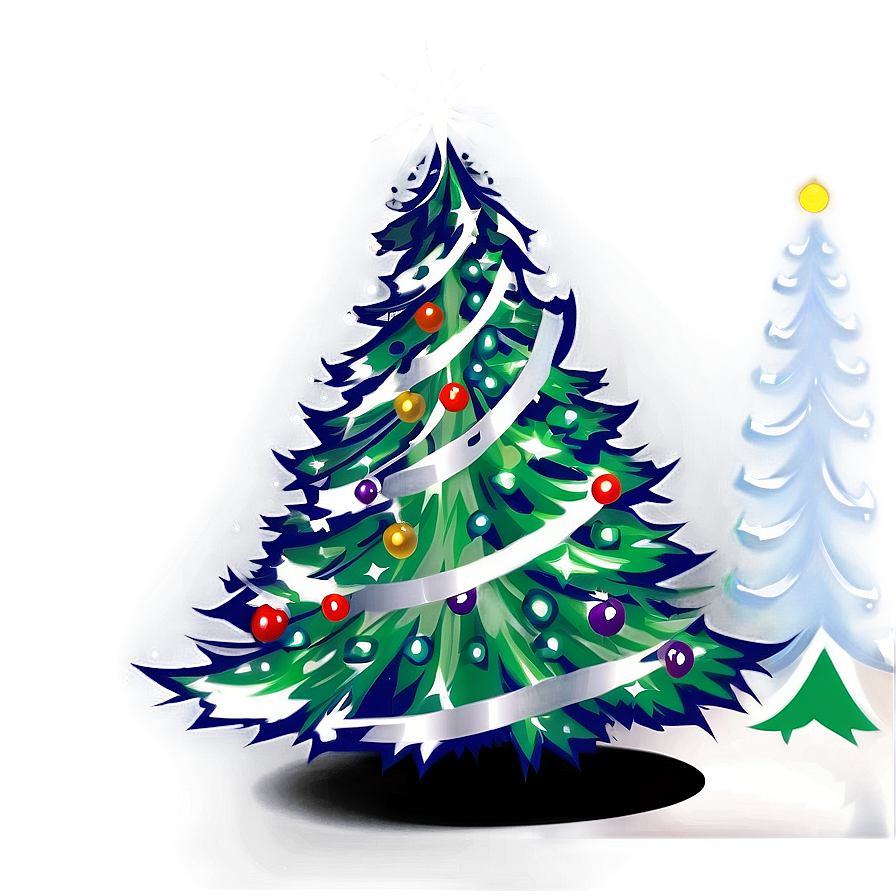 Christmas Tree Transparent Clip Art Png Osu98