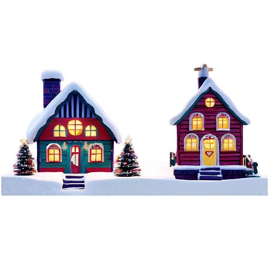 Christmas Village Sets Png Mrw