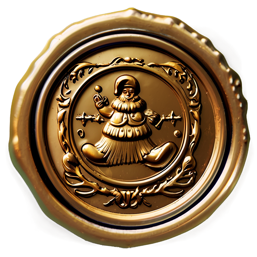 Christmas Wax Seal Png Kjn