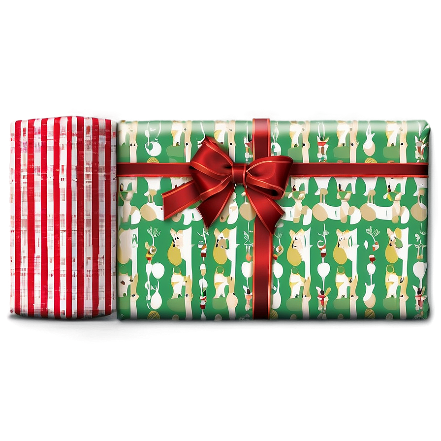 Christmas Wrapping Paper Png Woa