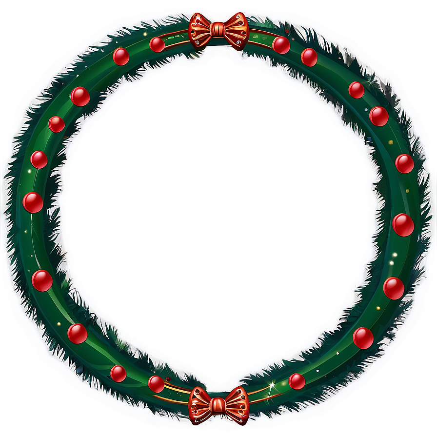 Christmas Wreath Decoration Png Xnc25