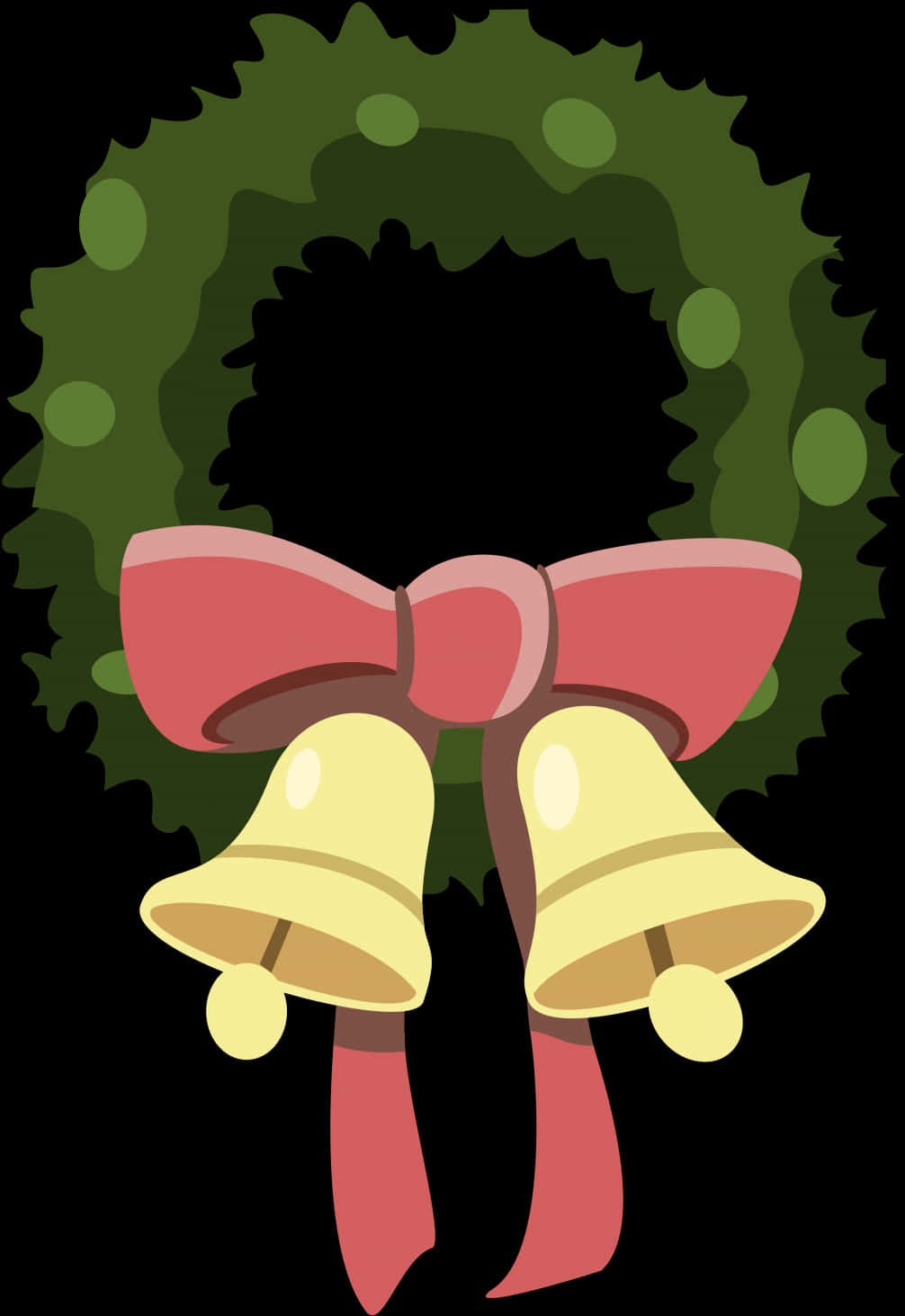 Christmas Wreathwith Bellsand Red Bow