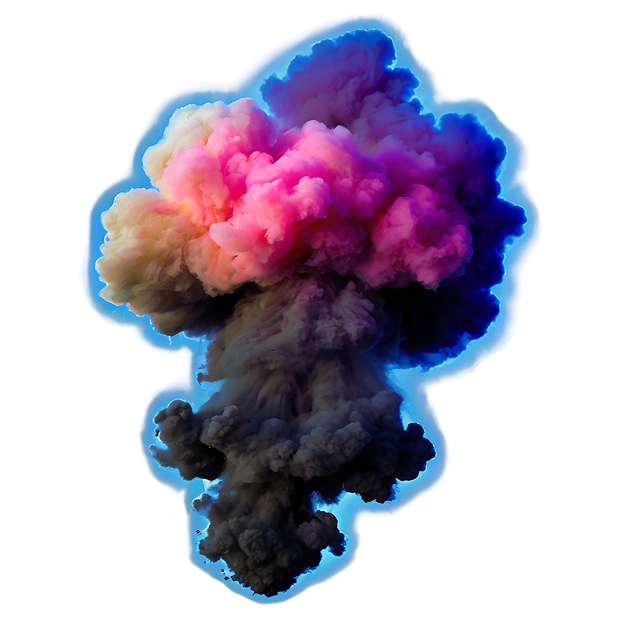 Chromatic Smoke Explosion Png 55