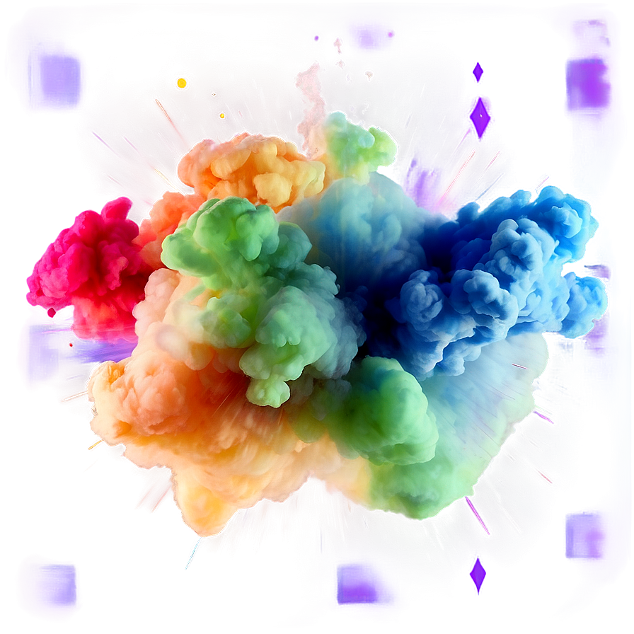 Chromatic Smoke Explosion Png Ikn