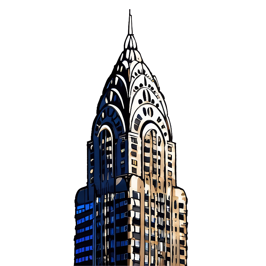 Chrysler Building Artistic Impression Png 06252024