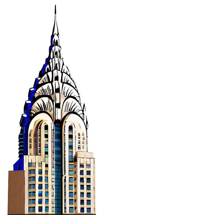 Chrysler Building Cityscape Background Png Lqp