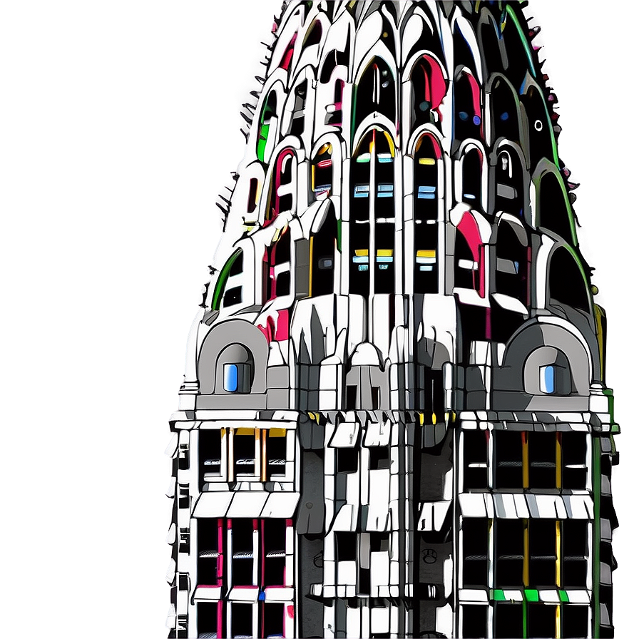 Chrysler Building Detailed Architecture Png 33