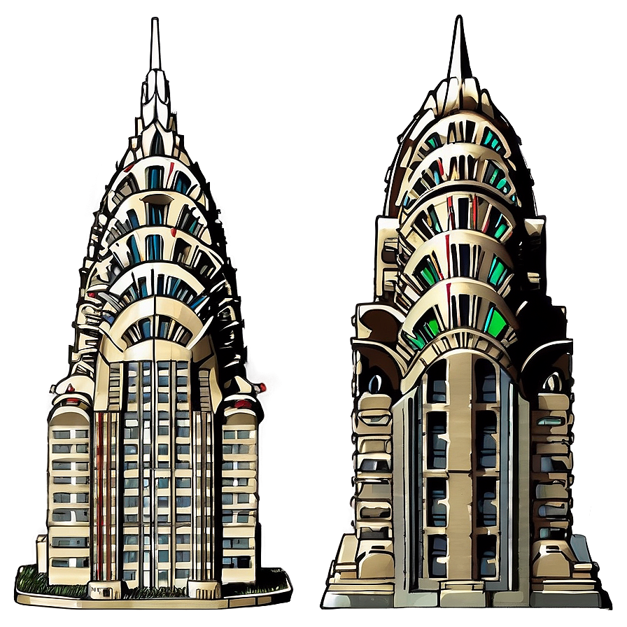 Chrysler Building Detailed Architecture Png 43