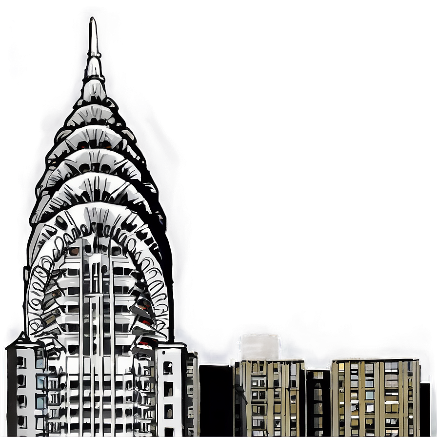 Chrysler Building Gothic Features Png Uhn26