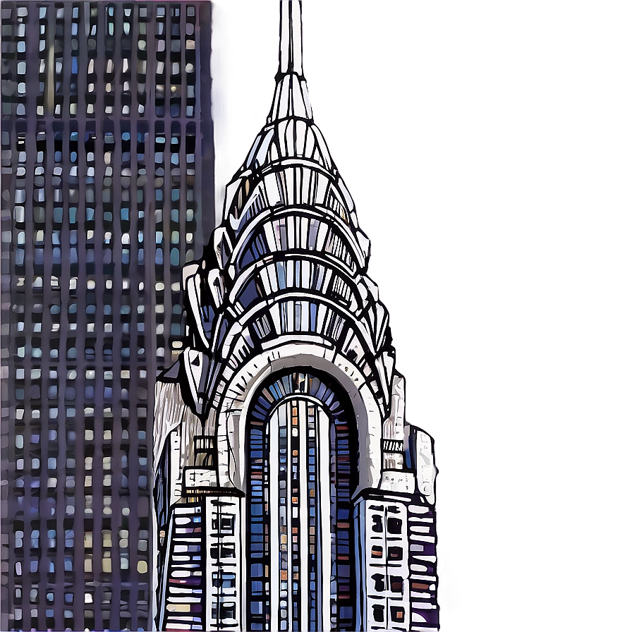 Chrysler Building In Rain Png 14