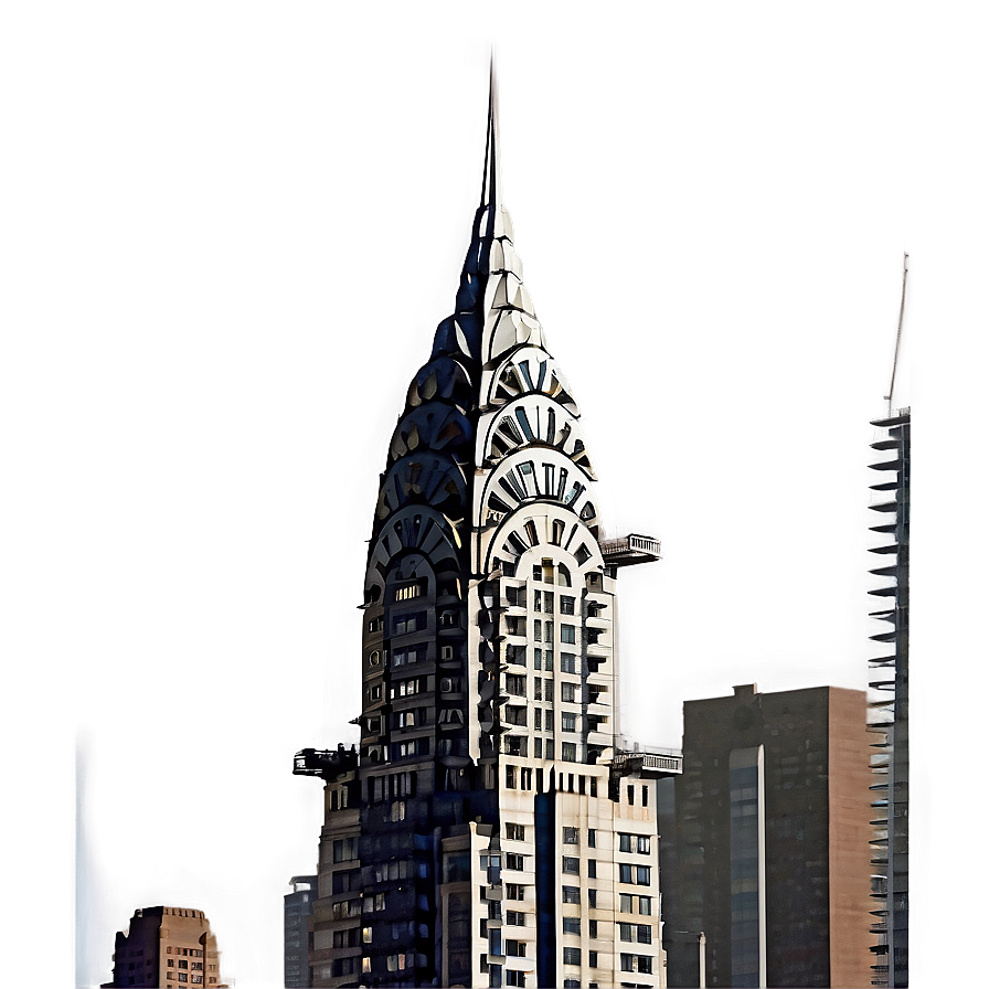 Chrysler Building In Twilight Png 20