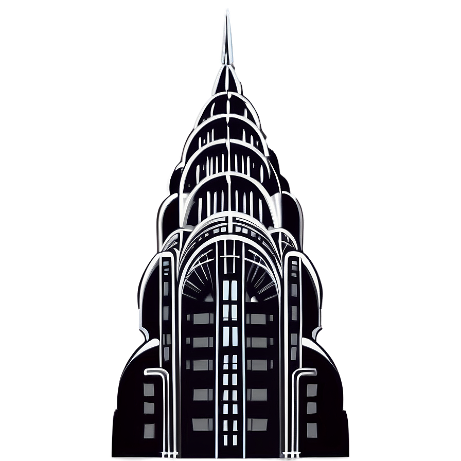 Chrysler Building Skyline Silhouette Png 31