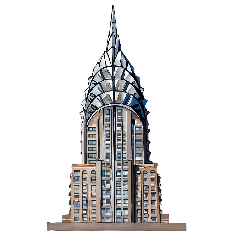 Chrysler Building Top View Png 06252024