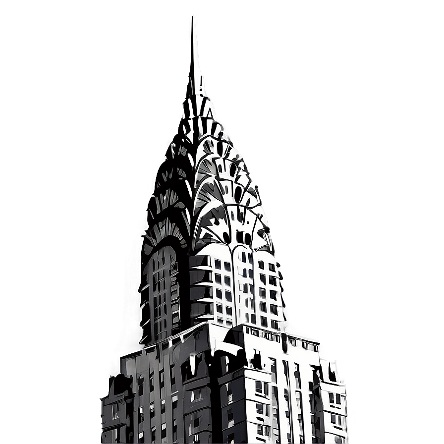 Chrysler Building Unique Angle Png Mxa95