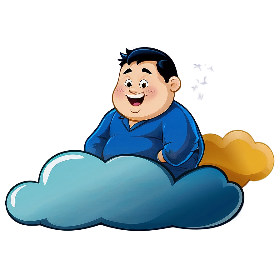 Chubby Cloud Cartoon Png Epm