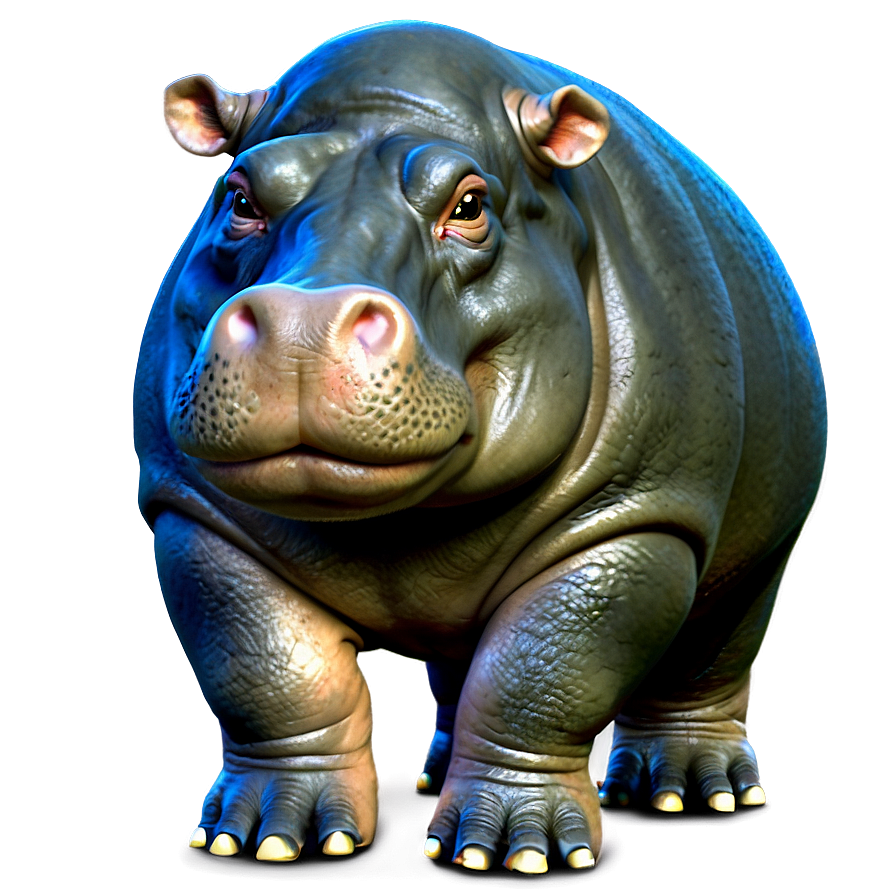 Chubby Hippo Png Tif56