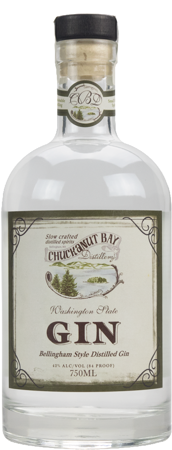 Chuckanut Bay Distilled Gin Bottle