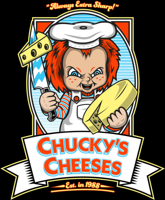 Chucky Cheeses Parody Artwork