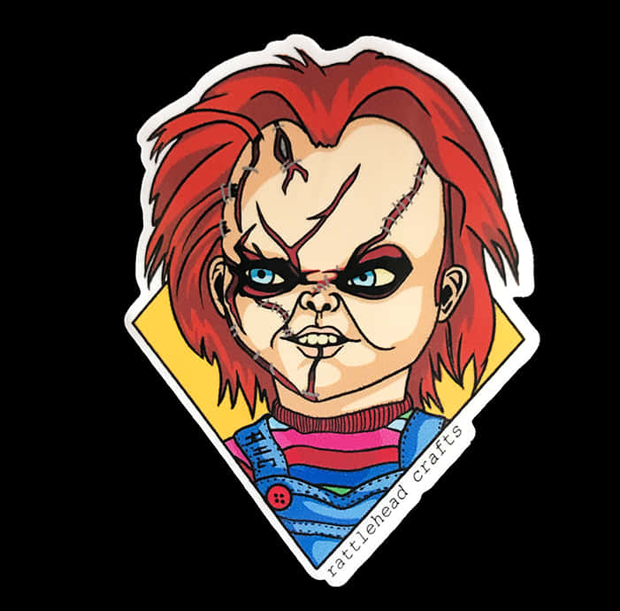 Chucky Sticker Illustration