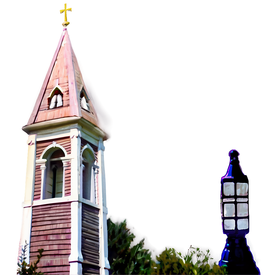 Church Steeple And Bell Png Bad24