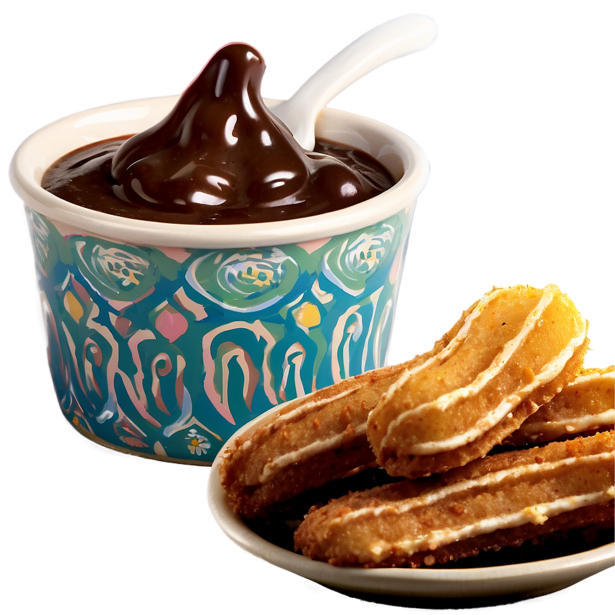 Churros And Toffee Dip Png 40