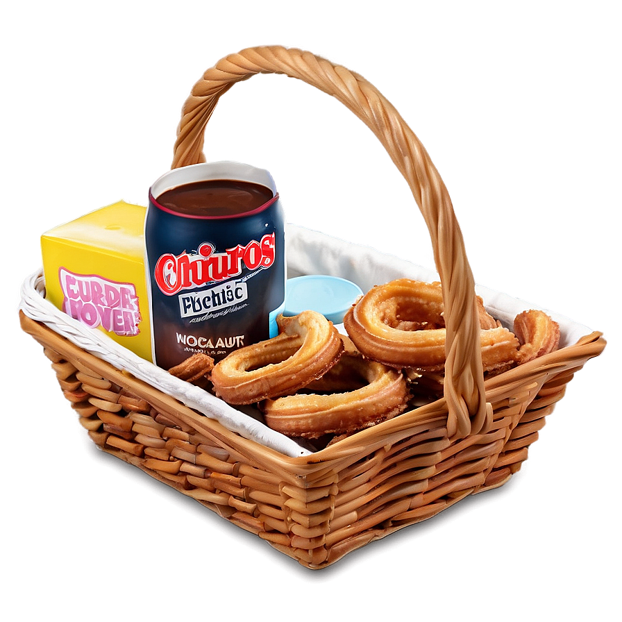 Churros Picnic Basket Png Tyh