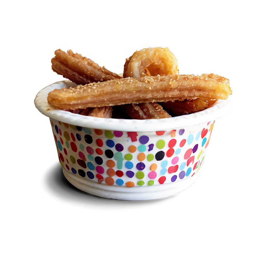 Churros With Caramel Dip Png 06212024