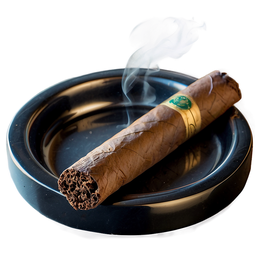 Cigar On Ashtray Png Mds18