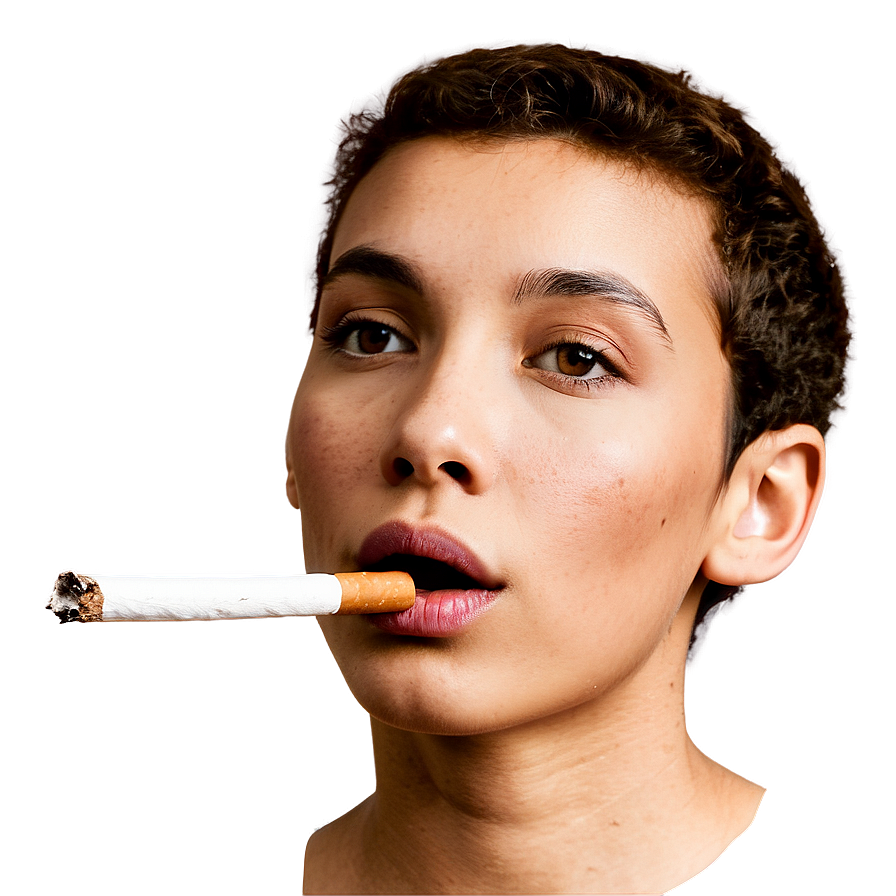 Cigarettes In Mouth Png 05242024