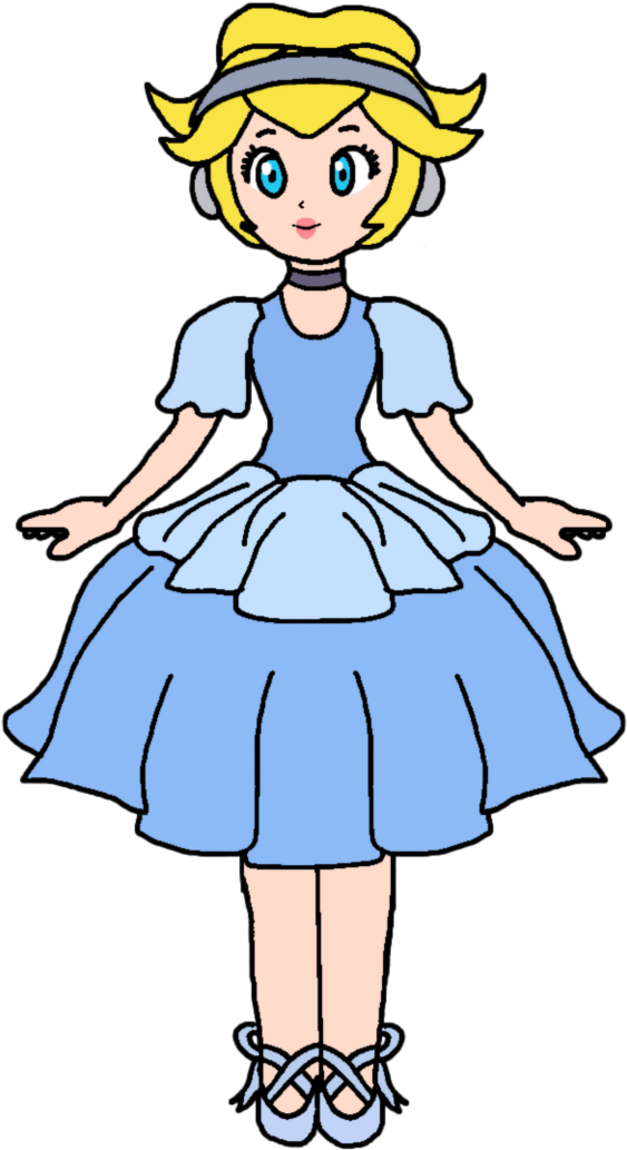 Cinderella Animated Character Illustration.png