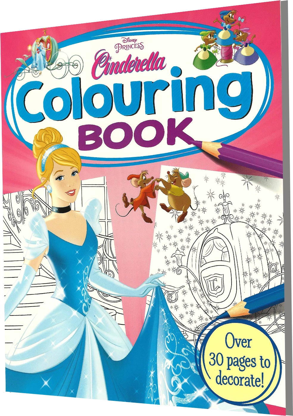 Cinderella Colouring Book Cover