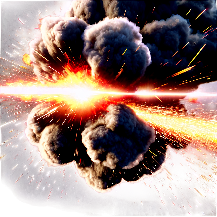 Cinematic Explosion Rendering Png 7