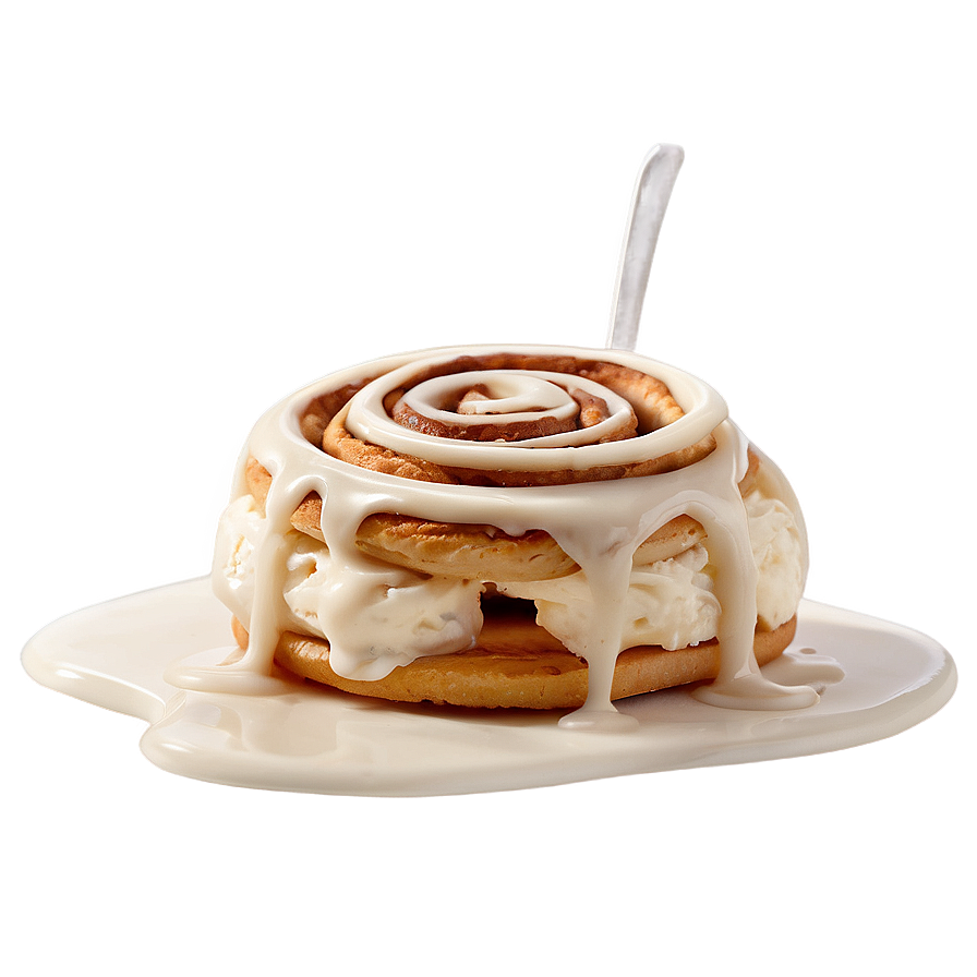 Cinnamon Roll Ice Cream Sandwich Png Ctu