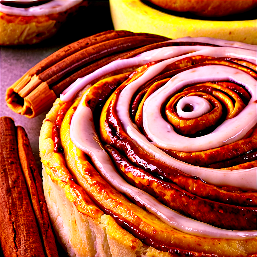 Cinnamon Roll Pie Png 6