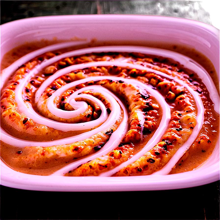 Cinnamon Roll Smoothie Bowl Topper Png Heg