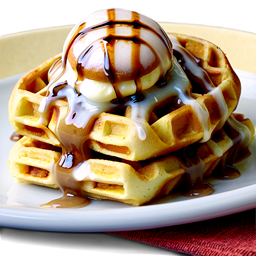 Cinnamon Roll Waffle Png Kfw