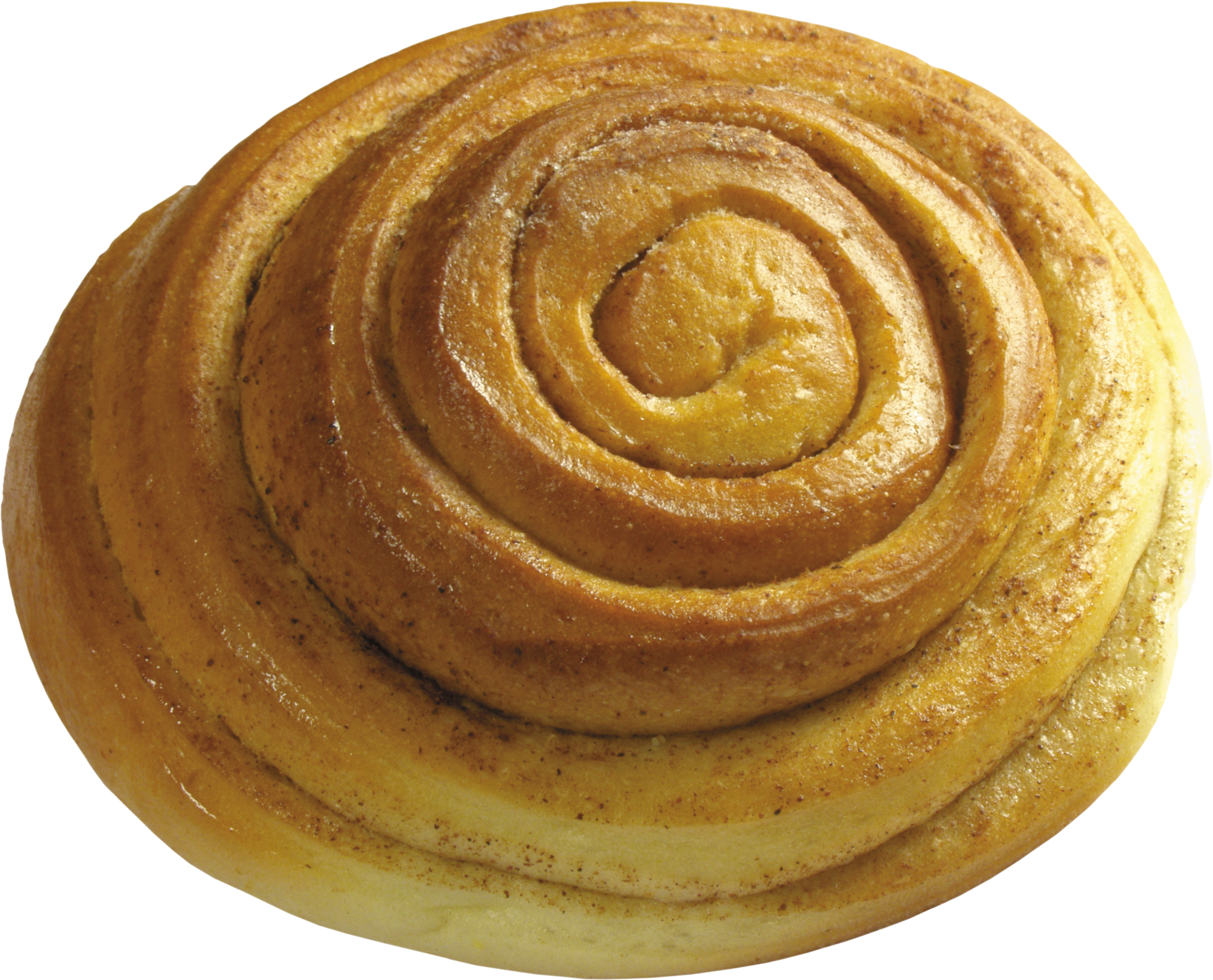 Cinnamon Swirl Bun Top View