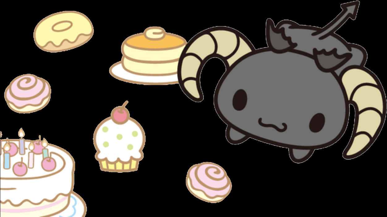 Cinnamoroll Dessert Theme Illustration