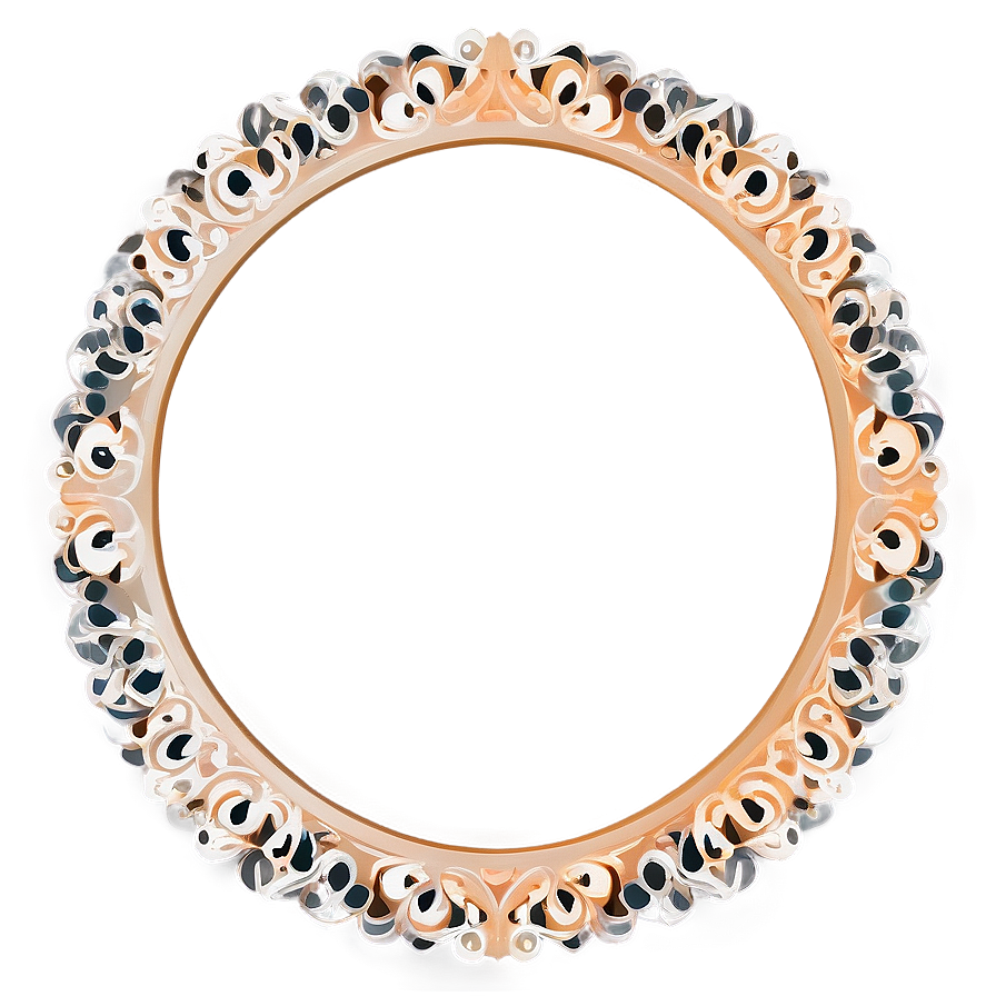 Circle Lace Frame Png Bvg94