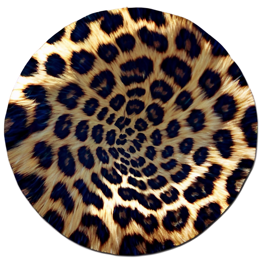 Circle With Animal Print Png 61