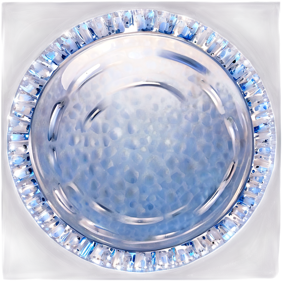 Circle With Ice Texture Png Exn62