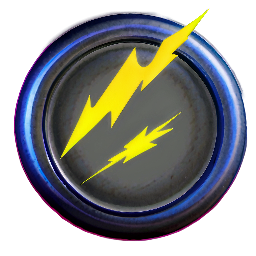 Circle With Lightning Bolt Png Vpb36