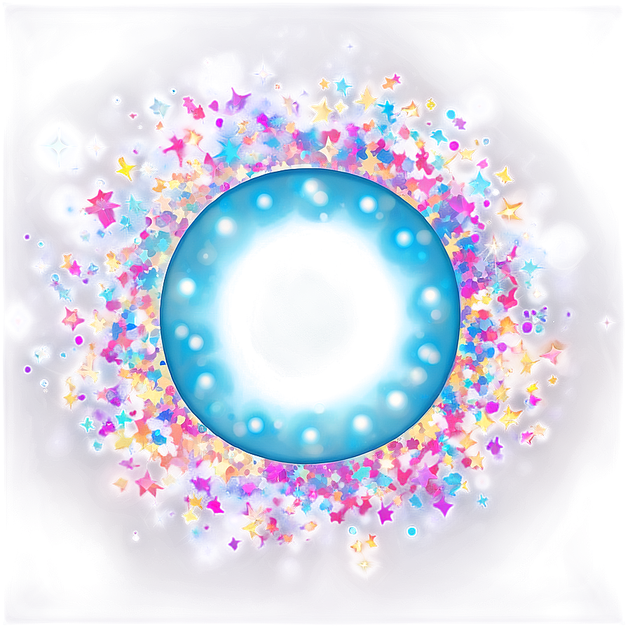 Circle With Sparkles Png 67