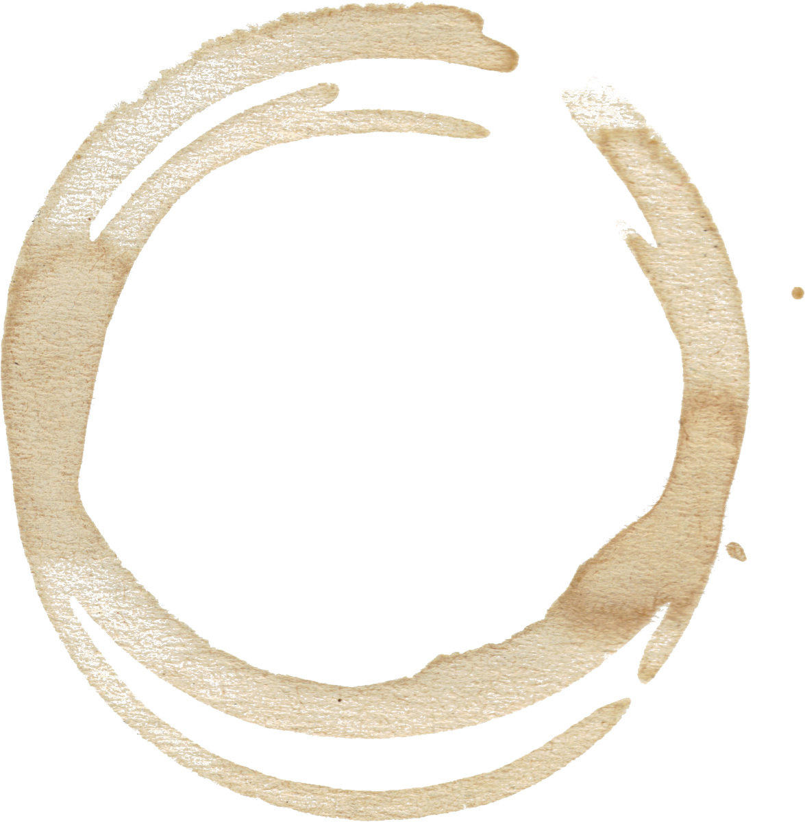 Circular Coffee Stain Texture