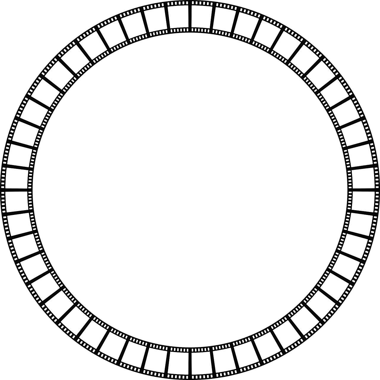 Circular Film Strip Graphic