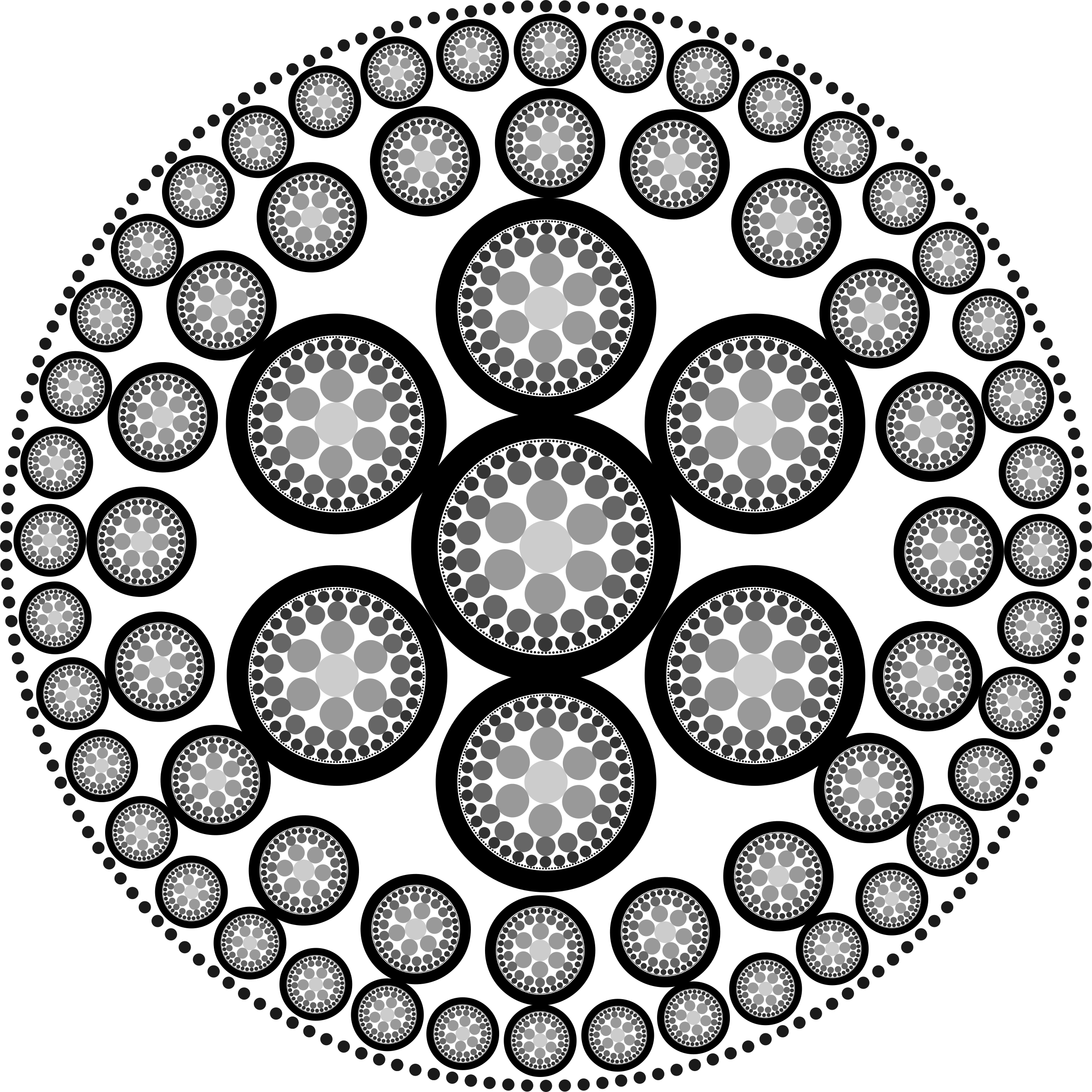 Circular Fractal Pattern