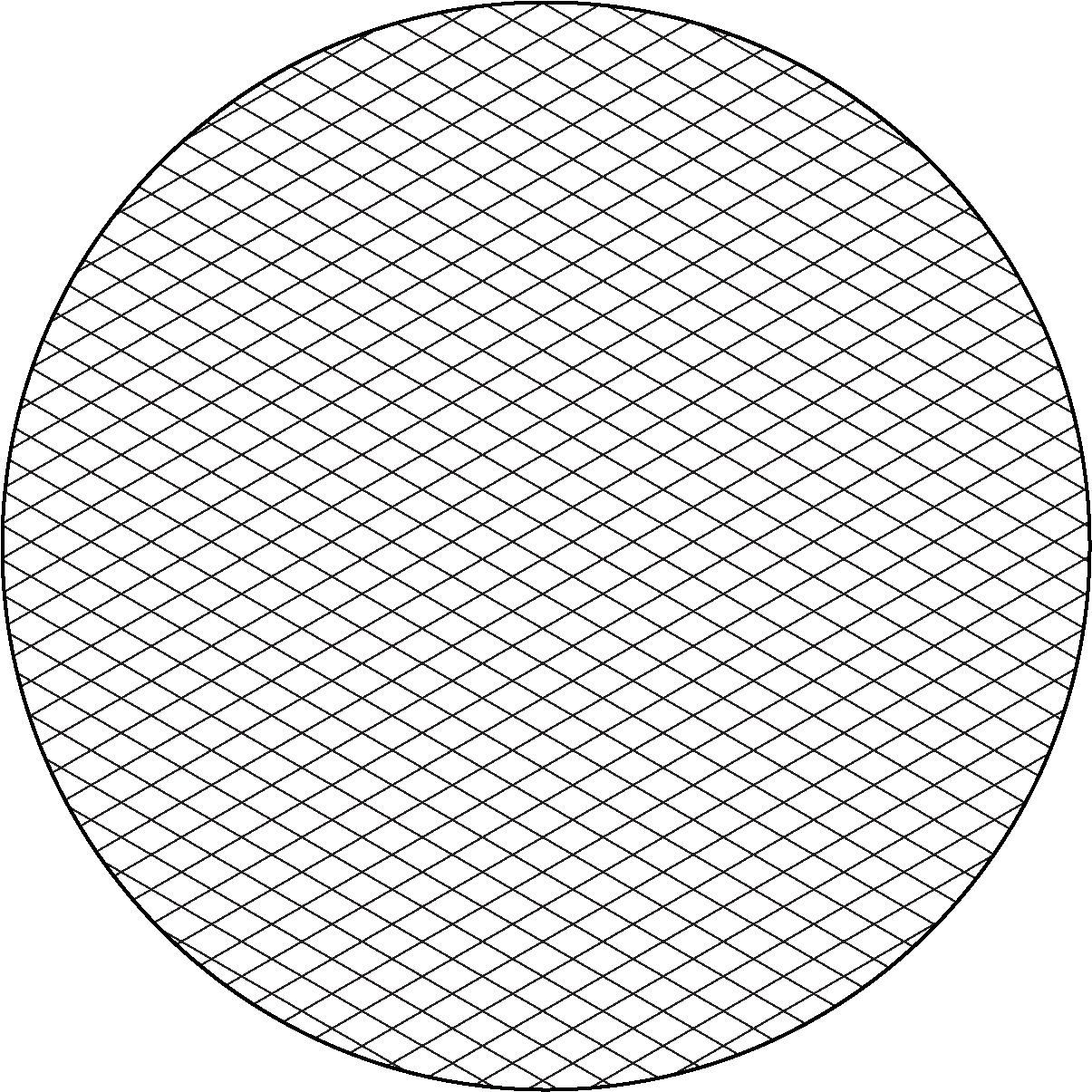 Circular Grid Pattern Background